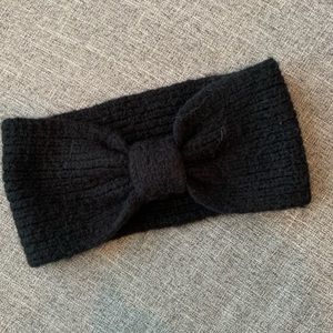 H&M - Black Knot Front Winter Headband.